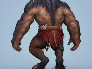 fantasy monster warrior bull 3D Model