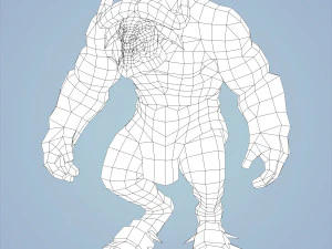 fantasy monster warrior bull 3D Model