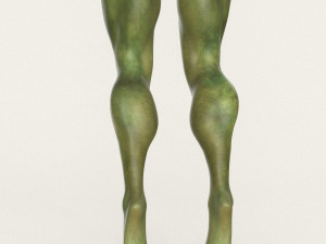 realistic male alien 01 3D Model
