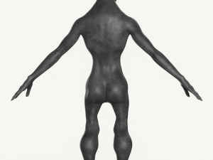 realistic male alien 02 3D मॉडल