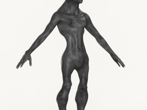 realistic male alien 02 3D मॉडल