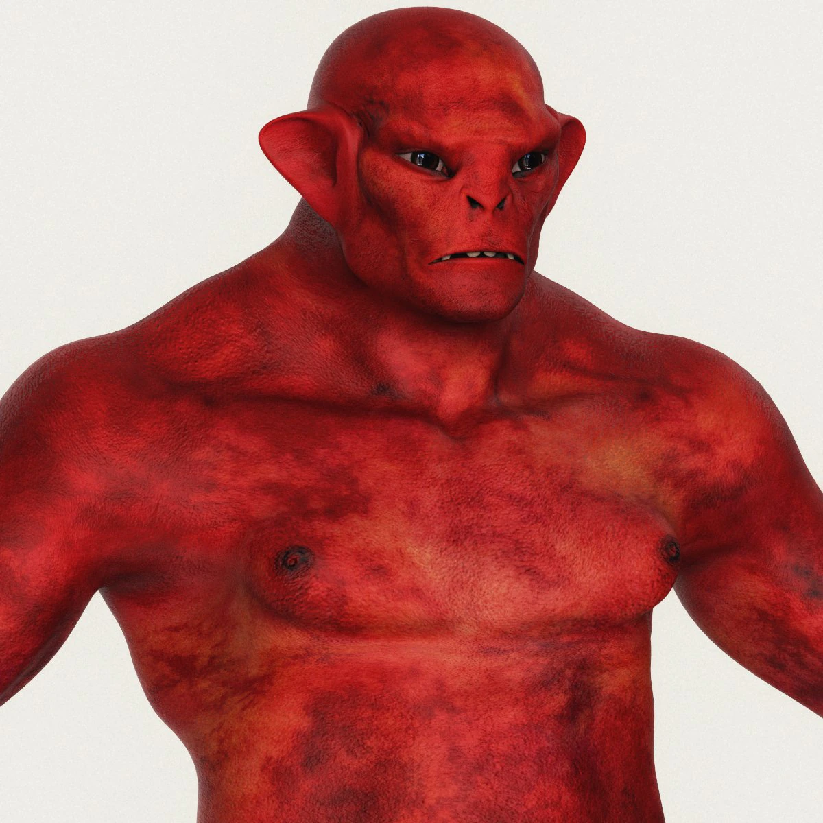 realistic male alien 03 3D Model .c4d .max .obj .3ds .fbx .stl .blend 