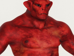 realistic male alien 03 3D Модель
