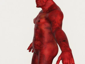 realistic male alien 03 3D Model