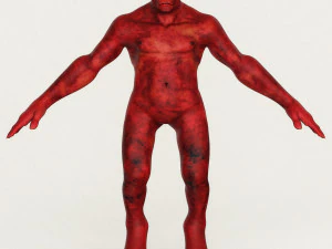 realistic male alien 03 3D Model
