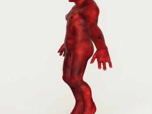 realistic male alien 03 3D Модель