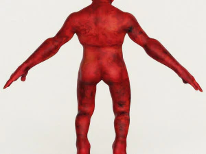 realistic male alien 03 3D Model