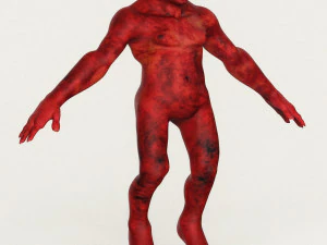 realistic male alien 03 3D Model