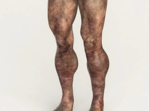 realistic male alien 04 3D Model