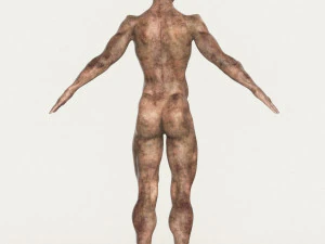 realistic male alien 04 3D Model