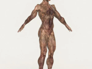 realistic male alien 04 3D Model