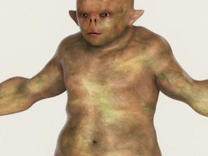 realistic male alien 05 3D Model