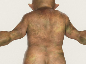 realistic male alien 05 Modelo 3D