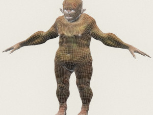 realistic male alien 05 Modelo 3D