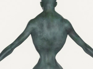 realistic female alien 07 3D Model