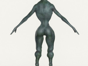 realistic female alien 07 Modelo 3D