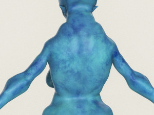 realistic female alien 09 Modelo 3D