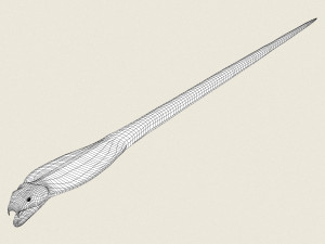 low poly realistic cobra 3D Модель