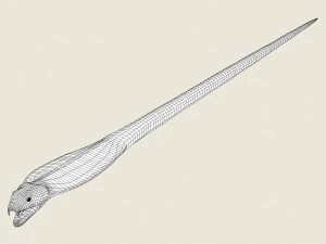 low poly realistic cobra 3D Model