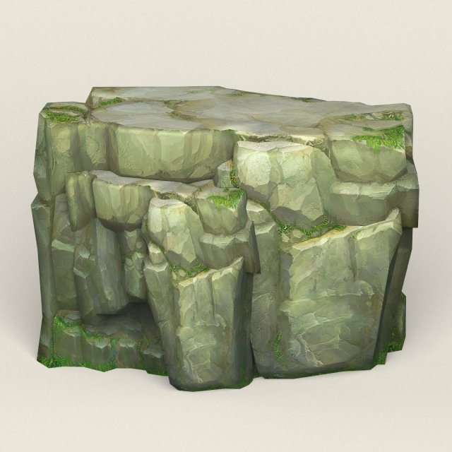 game ready rock mountain 01 Modello 3D .c4d .max .obj .3ds .fbx .stl .blend 
