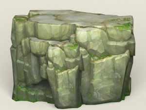 game ready rock mountain 01 3D Модель