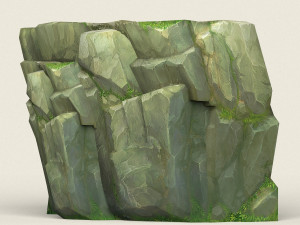 game ready rock mountain 01 Modello 3D