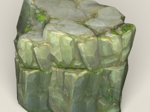 game ready rock mountain 01 Modello 3D