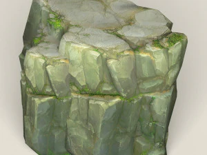 game ready rock mountain 01 3D Model