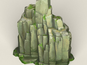 game ready rock mountain 02 3D Модель