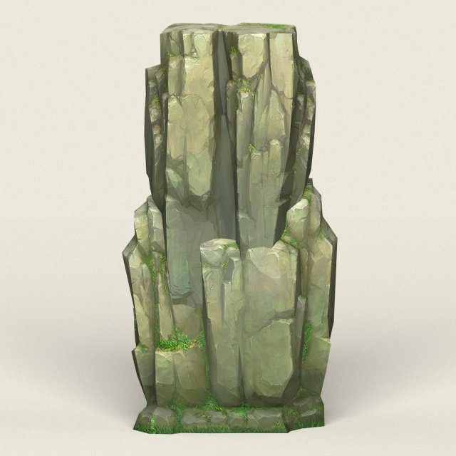 game ready rock mountain 03 Modelo 3D .c4d .max .obj .3ds .fbx .stl .blend 