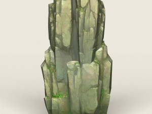 game ready rock mountain 03 3D Модель
