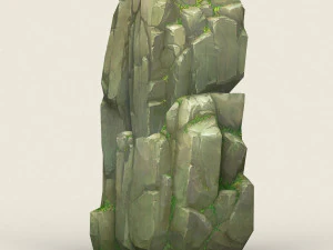 game ready rock mountain 03 3D Model