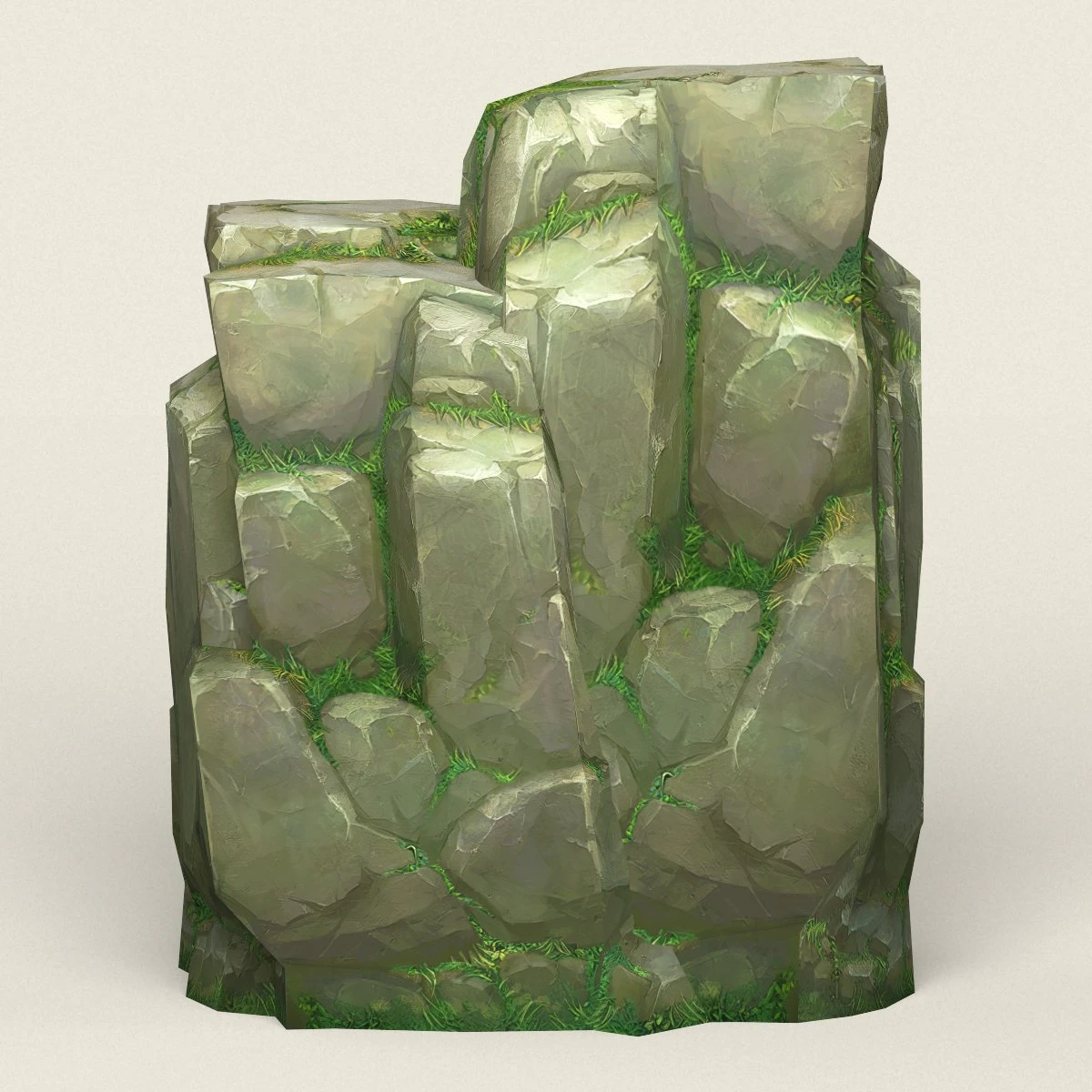 game ready rock mountain 04 3D Model .c4d .max .obj .3ds .fbx .stl .blend 