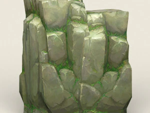 game ready rock mountain 04 3D Model
