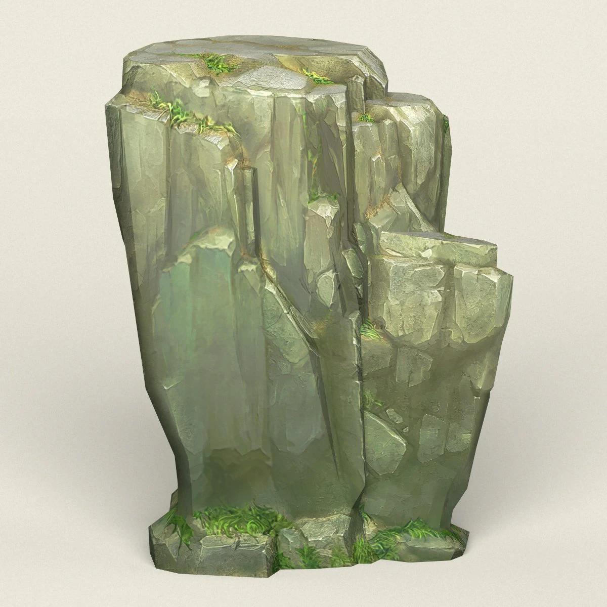 game ready rock mountain 05 3D Model .c4d .max .obj .3ds .fbx .stl .blend