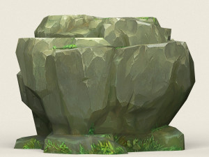 game ready rock mountain 06 3D Model