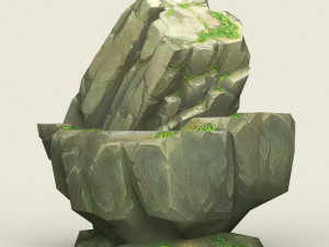 game ready rock mountain 07 Modelo 3D