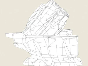 game ready rock mountain 07 3D Model