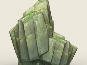 game ready rock mountain 08 3D Модель