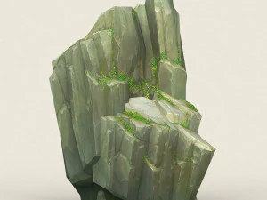 game ready rock mountain 08 3D Model