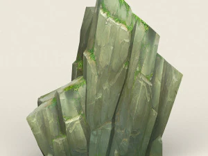 game ready rock mountain 08 3D Model