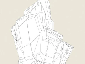 game ready rock mountain 08 3D Model