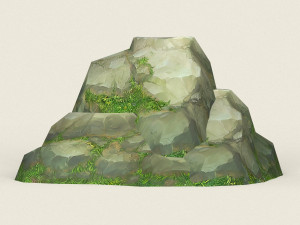 game ready rock mountain 09 Modelo 3D