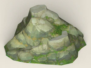 game ready rock mountain 09 3D Model