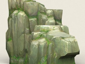game ready rock mountain 10 3D Модель