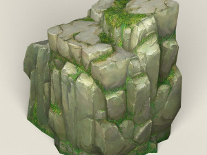 game ready rock mountain 10 3D Модель