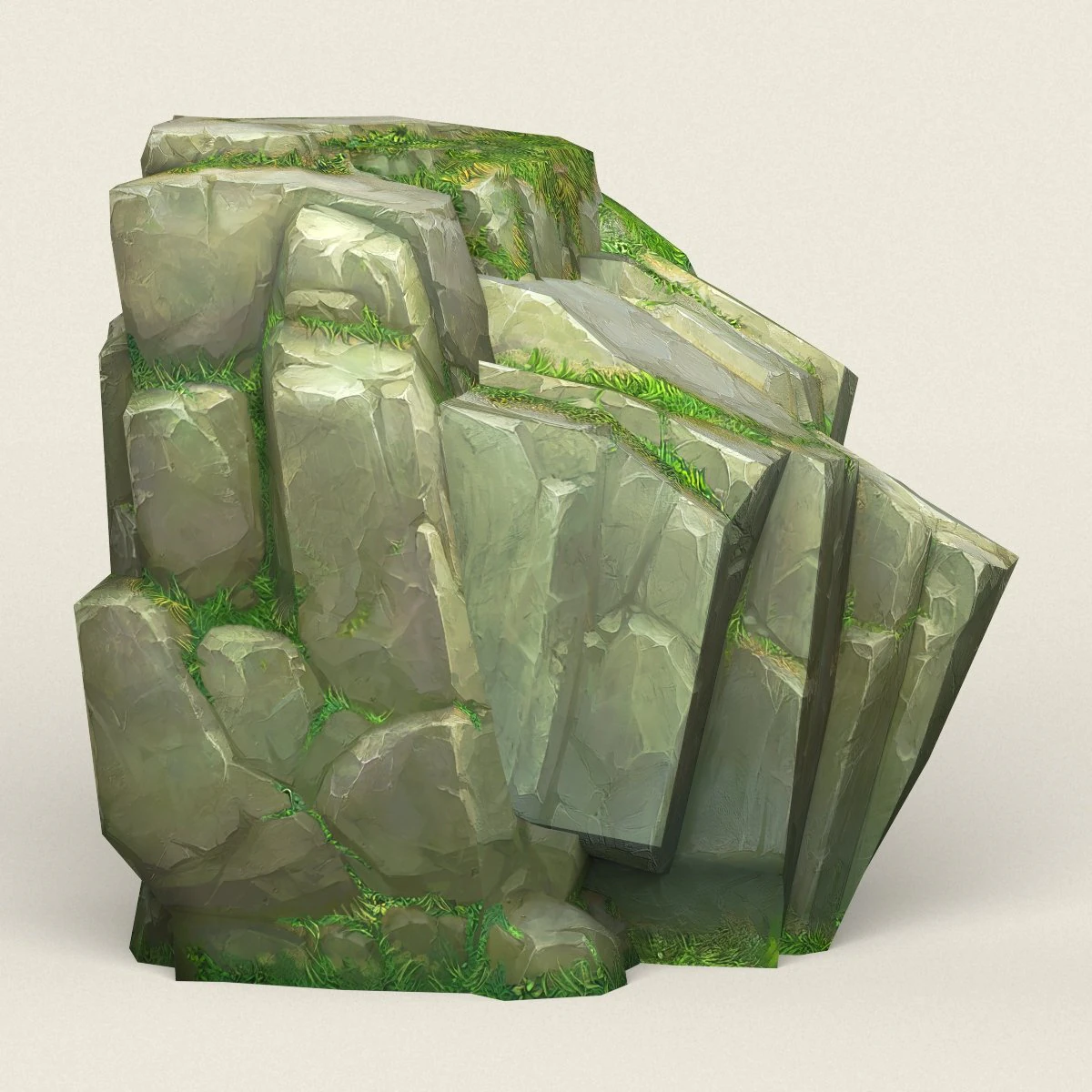 game ready rock mountain 11 3D Model .c4d .max .obj .3ds .fbx .stl .blend 