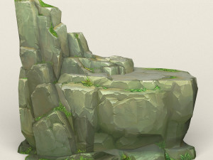 game ready rock mountain 12 3D Модель