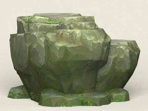 game ready rock mountain collection 3D Model
