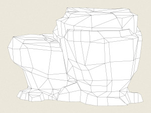 game ready rock mountain collection Modèle 3D